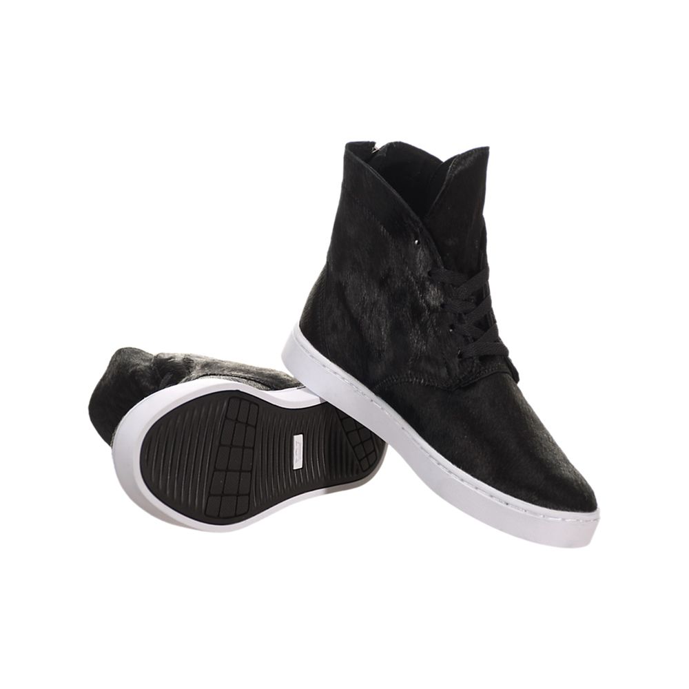 Baskets Montantes Supra Joplin Noir Black/Zebra-White Femme | JZK-08473945